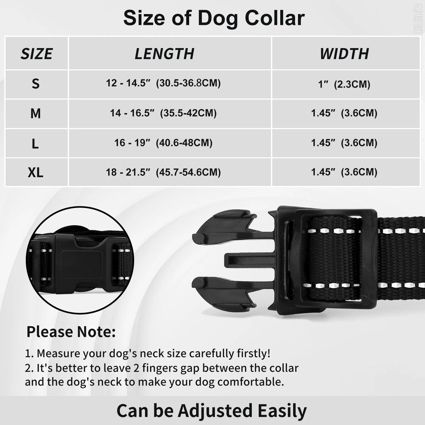 Reflective Airtag Dog Collar, Padded Apple Air Tag Dog Collar, Dog Collar with Airtag Holder Case, Airtag Accessorie